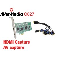 Card ghi hình HDMI, AV, Svideo AverMedia C027, chuẩn PCI-E